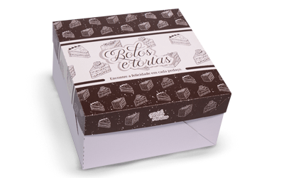 Caixa Bolos/Tortas – Estampada